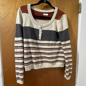 Striped Cotton Sweater